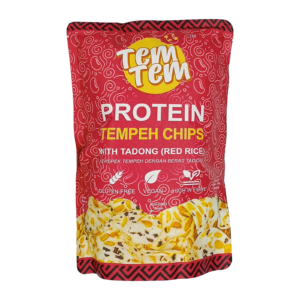 Protein Tempeh Chips with Red Rice (Vegan) (100g)